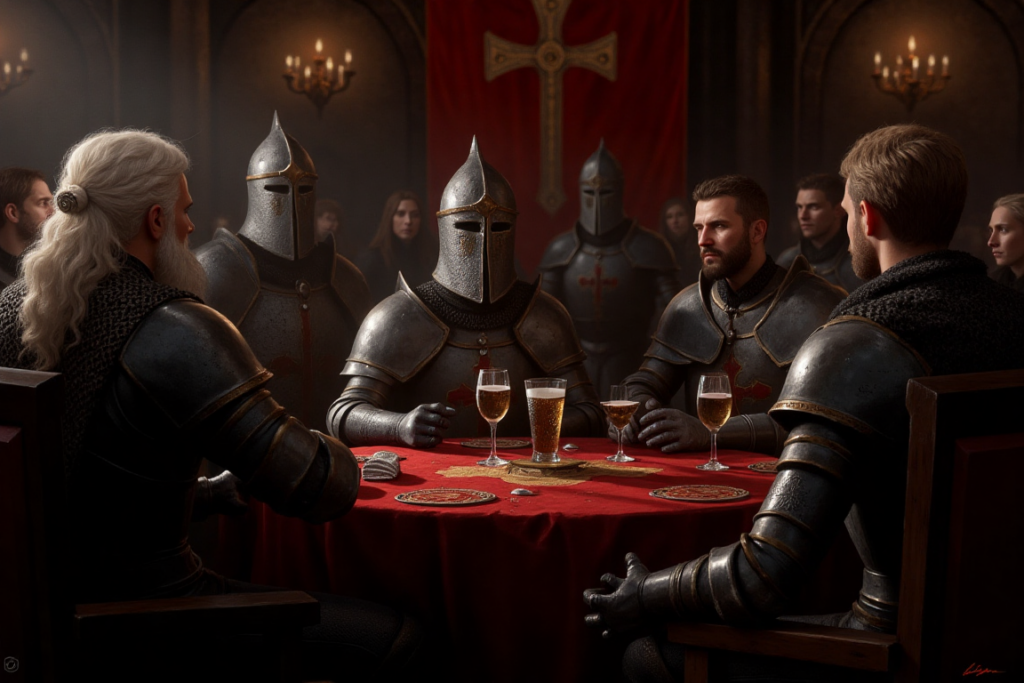 Kocsmai értekezés a keresztes lovagrendek örökségéről